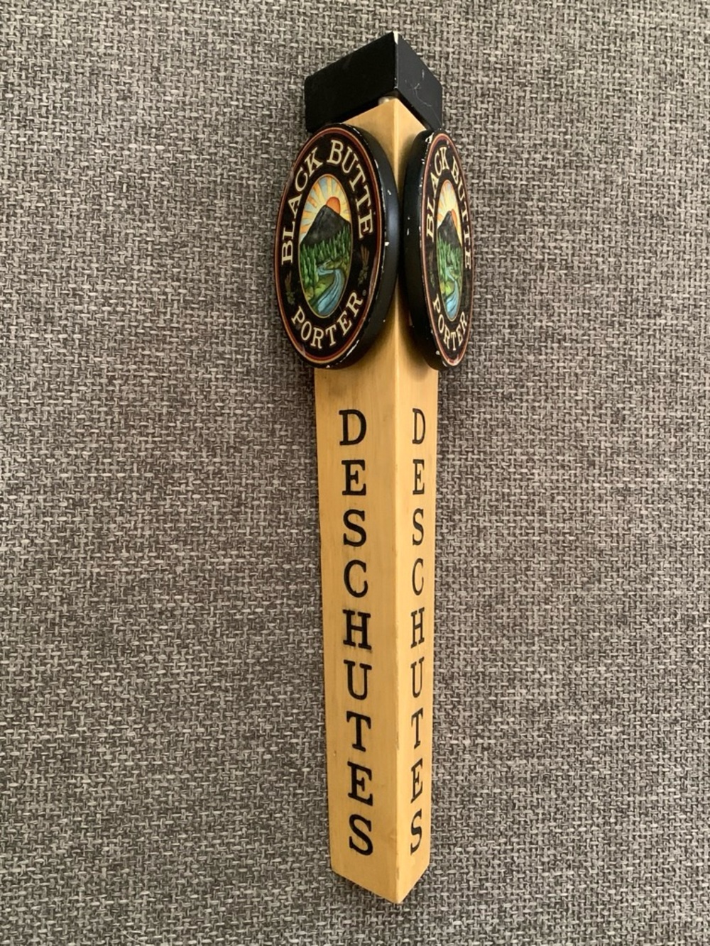 Deschutes Black Butte Porter Wooden Tap Handle Brewery Barware